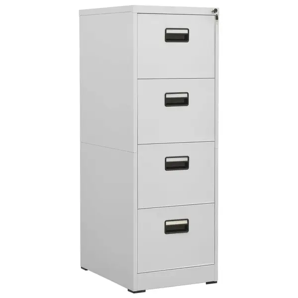 Gossi fiset, gri deschis, 46 x 62 x 133 cm, otel