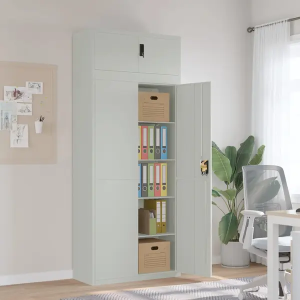 Gossi fiset, gri deschis, 90x40x220 cm, otel