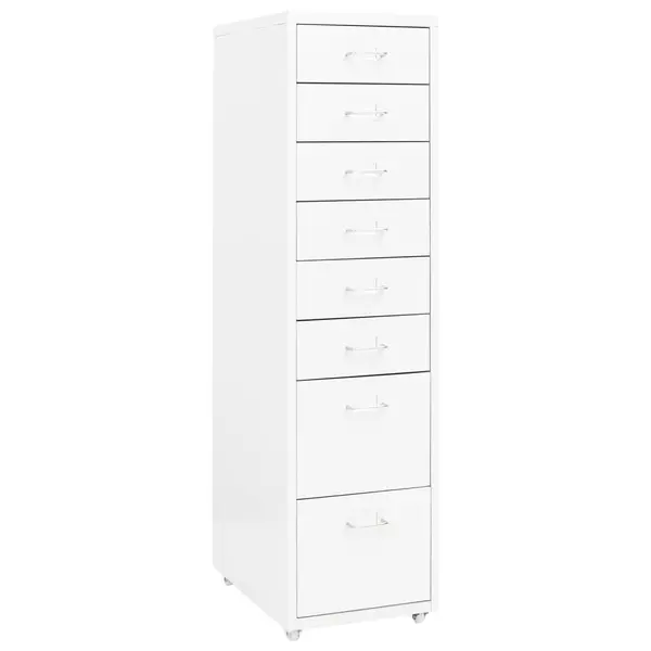 Gossi fiset mobil, alb, 28x41x109 cm, metal