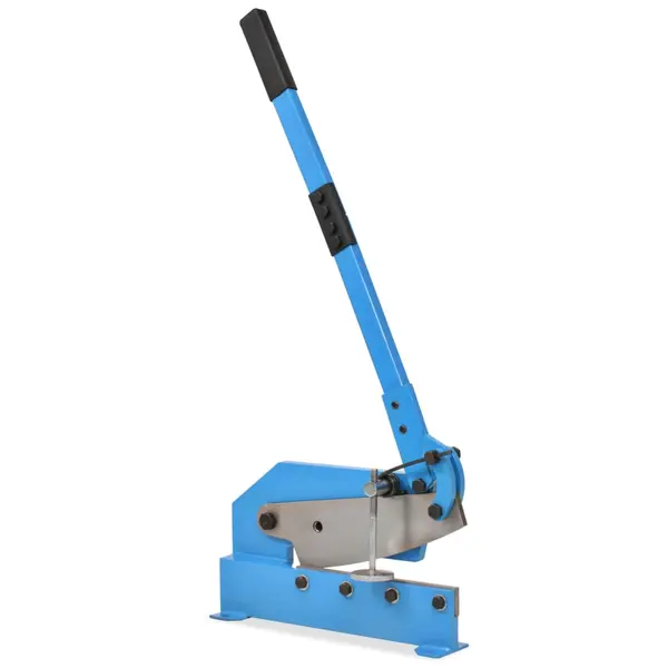 Gossi foarfeca cu parghie pentru metal, 300 mm, albastru