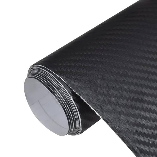 Gossi folii auto 3d, 2 buc., negru, 100x150 cm + 50x150 cm
