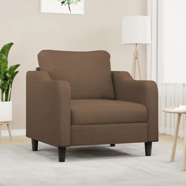 Gossi fotoliu canapea, maro, 60 cm, material textil