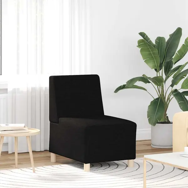 Gossi fotoliu canapea, negru, 55 cm, material textil