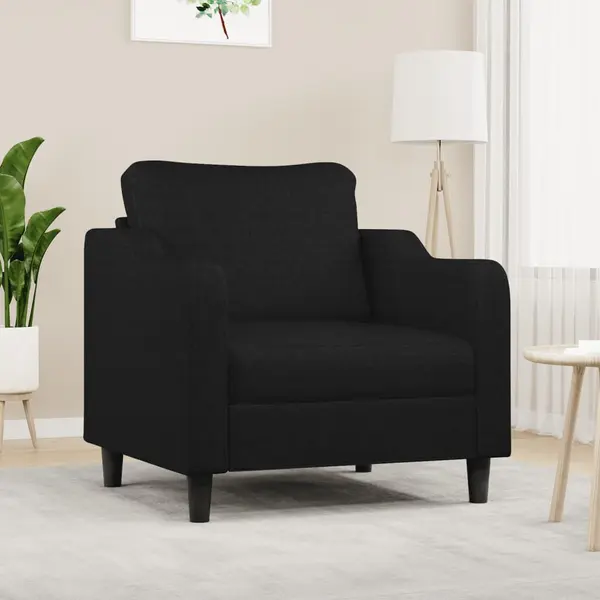 Gossi fotoliu canapea, negru, 60 cm, material textil
