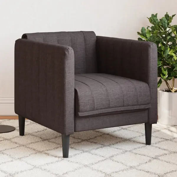 Gossi fotoliu, maro inchis, material textil