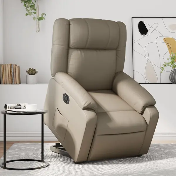 Gossi fotoliu rabatabil electric cu ridicare, cappuccino