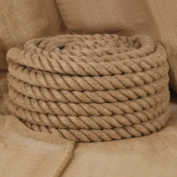 Gossi funie de iuta, 10 m lungime, 40 mm grosime