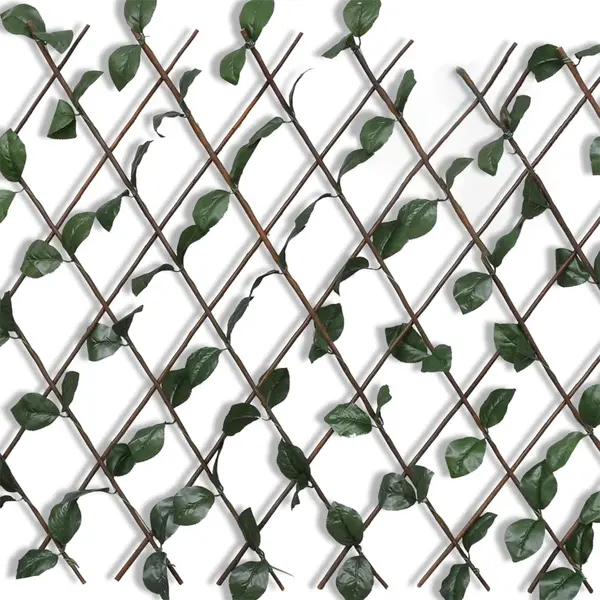 Gossi gard cu zabrele, frunze artificiale, 5 buc.,180 x 90 cm, salcie