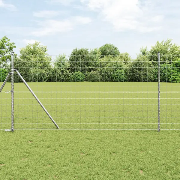 Gossi gard euro cu 13 stalpi 1.2x25 m otel galvanizat
