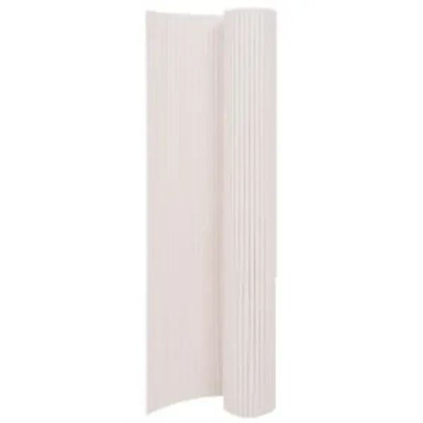 Gossi gard pentru gradina cu 2 fete, alb, 110x300 cm
