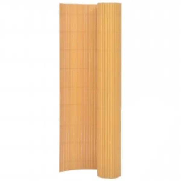 Gossi gard pentru gradina cu 2 fete, galben, 90x400 cm