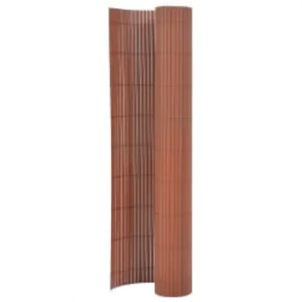 Gossi gard pentru gradina cu 2 fete, maro, 110x300 cm