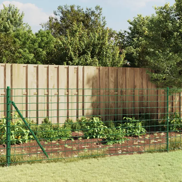 Gossi gard plasa de sarma cu tarusi de fixare, verde, 0,8x10 m