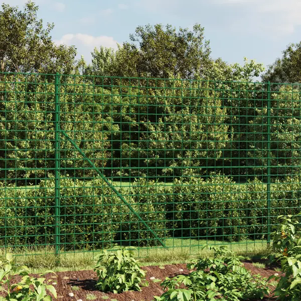 Gossi gard plasa de sarma cu tarusi de fixare, verde, 2,2x10 m