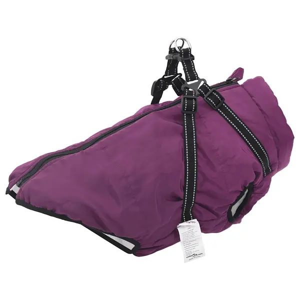 Gossi haina caini cu ham impermeabila reflectorizanta, violet, 6xl
