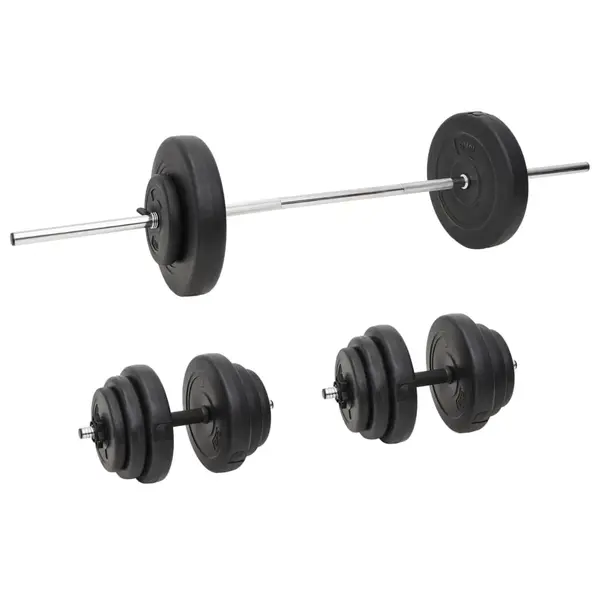 Gossi halta si gantere cu placi de greutate, 60 kg