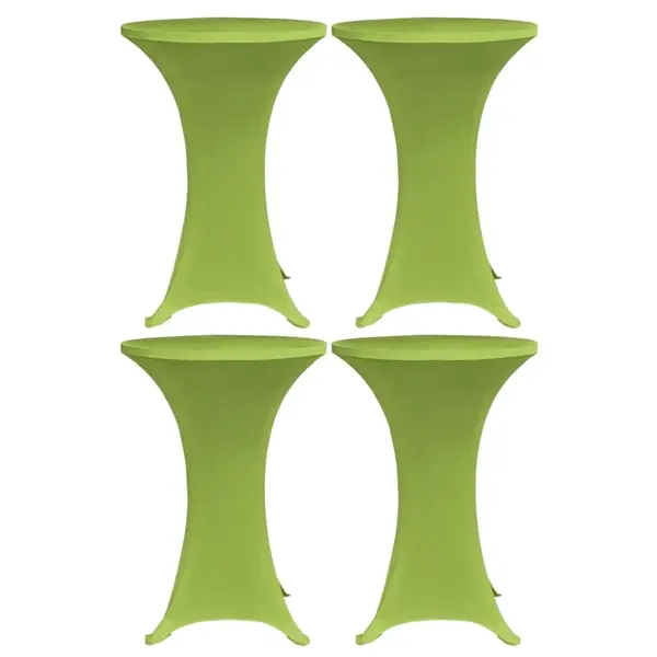 Gossi husa elastica pentru masa, 4 buc., verde, 60 cm