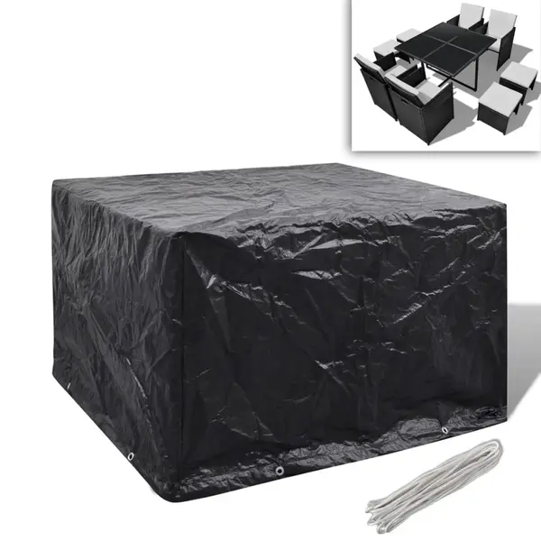 Gossi husa mobilier gradina, 8 ocheti, 113x113x73 cm