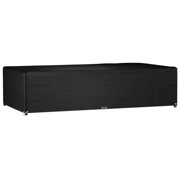 Gossi husa pentru mobilier gradina, 12 ocheti, 315x160x75 cm, patrat