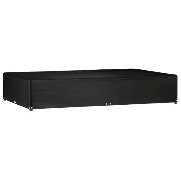 Gossi husa pentru mobilier gradina, 16 ocheti, 325x205x60 cm, patrat