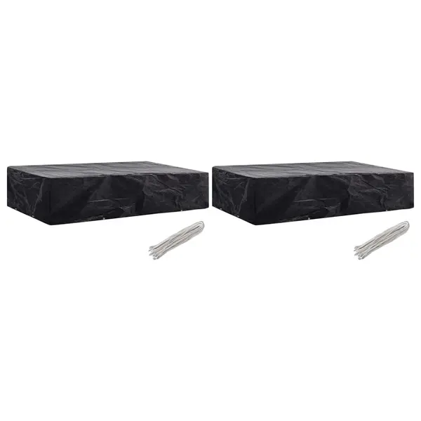 Gossi husa sezlong de gradina, 2 buc., 8 ocheti, 218 x 77 x 55 cm