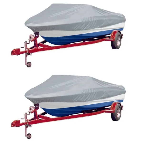 Gossi huse de barca, 2 buc., gri, lungime 519-580 cm, latime 294 cm