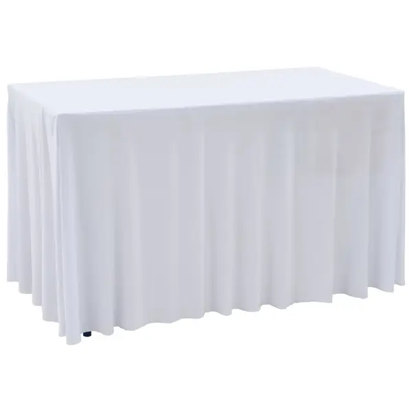 Gossi huse de masa elastice, 2 buc., alb, 183 x 76 x 74 cm