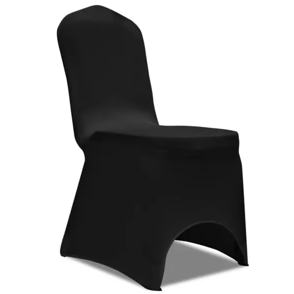 Gossi huse de scaun, elastice, 100 buc, negru