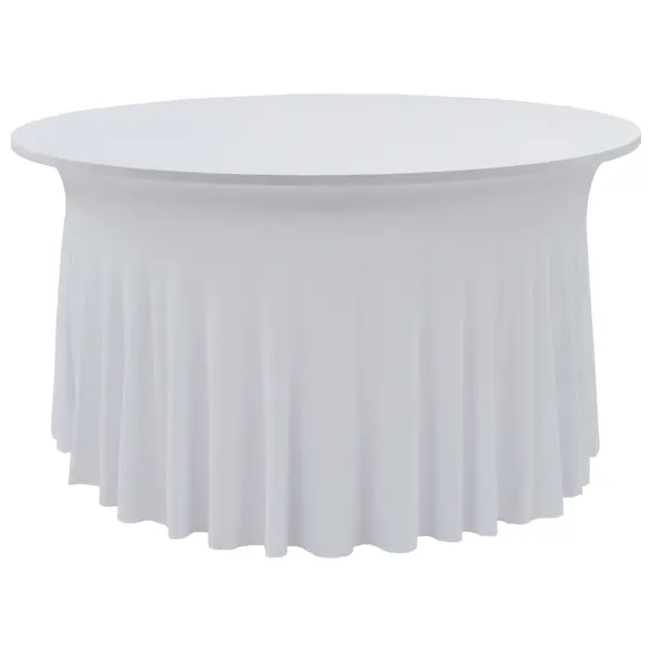 Gossi huse elastice de masa lungi, 2 buc., alb, 180x74 cm