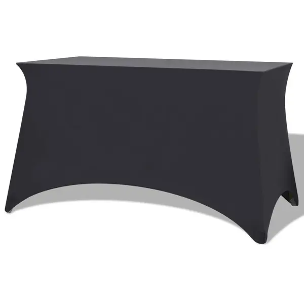 Gossi huse elastice pentru masa, 2 buc, 120 x 60,5 x 74 cm, antracit