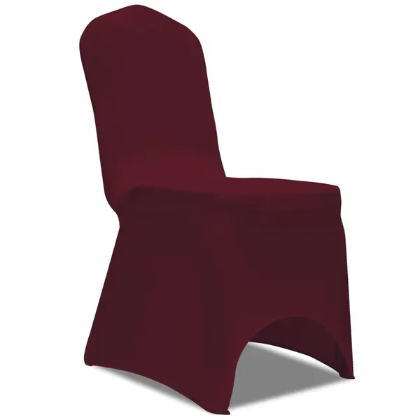 Gossi huse elastice pentru scaun, 100 buc., bordo