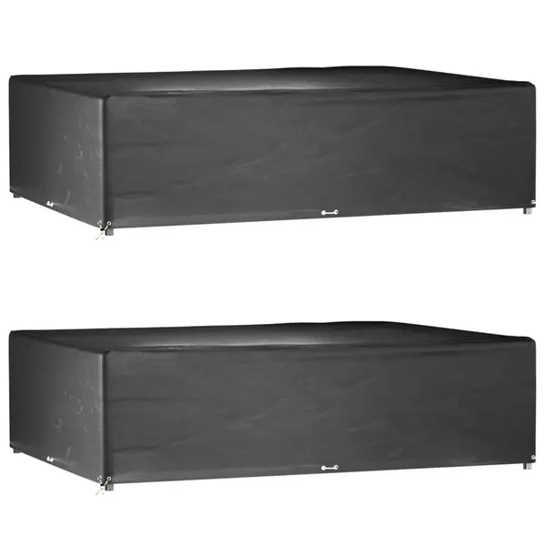 Gossi huse mobila gradina, 2 buc, 16 ocheti 300x200x75cm, rectangular