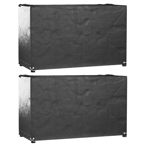 Gossi huse mobila gradina, 2 buc, 8 ocheti, 125x55x75 cm, dreptunghi