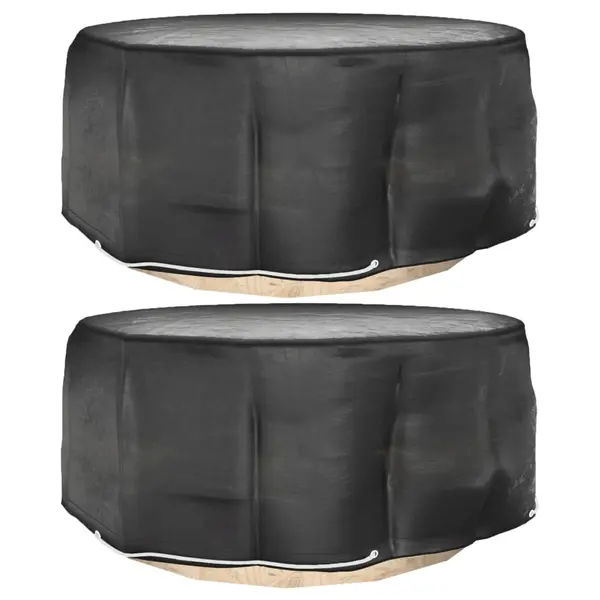 Gossi huse mobilier de gradina, 2 buc., 10 ocheti, rotund, Ø230x90 cm