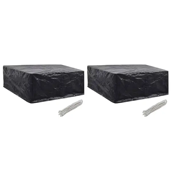 Gossi huse mobilier gradina, 2 buc., 260 x 260 x 90 cm, 10 ocheti