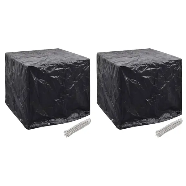 Gossi huse rezervor apa pt gradina, 2 buc., 8 ocheti, 116x100x120 cm