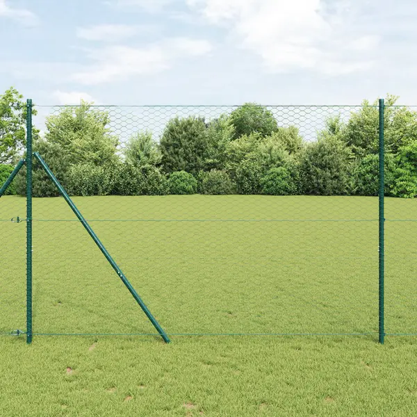 Gossi imprejmuire hexagonala verde 1.6x10 m otel