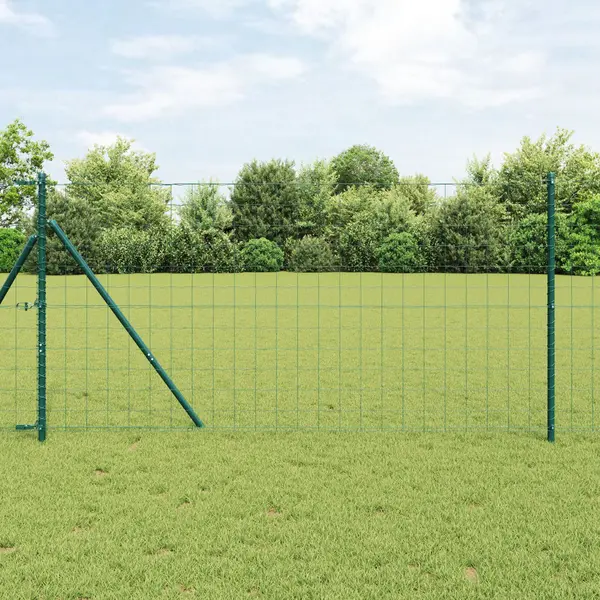 Gossi imprejmuirea euro set de 2 verde otel vopsit electrostatic