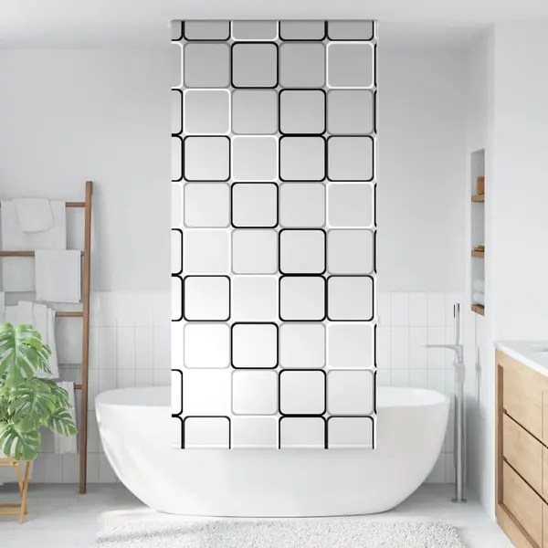Gossi jaluza cu rola de dus 100x240 cm latime material 96 cm