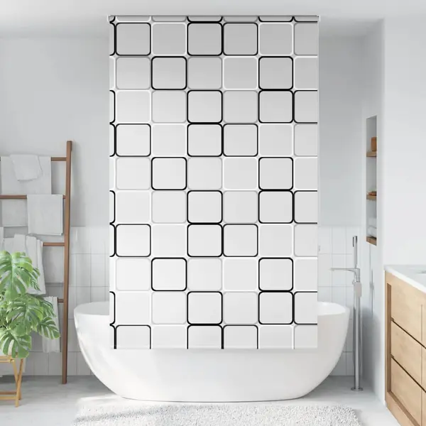 Gossi jaluza cu rola de dus 120x240 cm latime material 116 cm