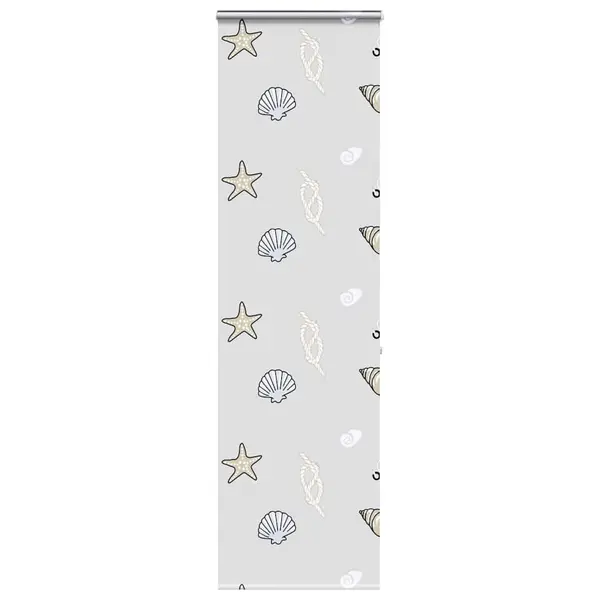 Gossi jaluza cu role de dus cu caseta 70x240 cm latime material 66 cm