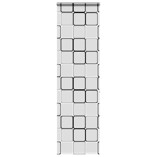 Gossi jaluza cu role de dus cu caseta 80x240 cm latime material 76 cm