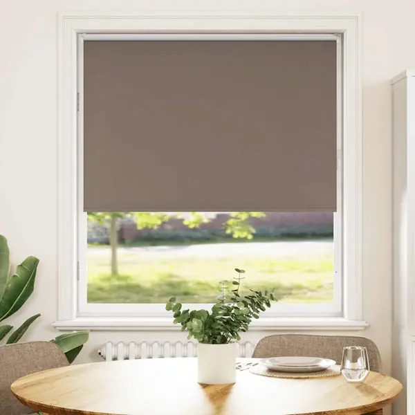 Gossi jaluza cu role opace cafea 100x150 cm latime tesatura 95,7 cm