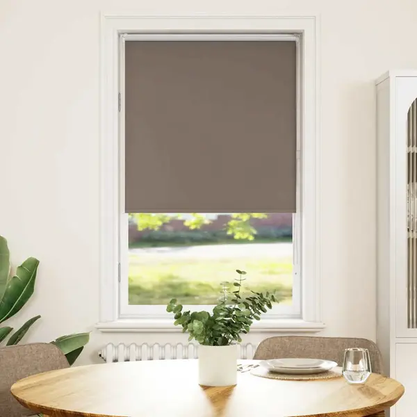 Gossi jaluza cu role opace cafea 80x150 cm latime tesatura 75,7 cm