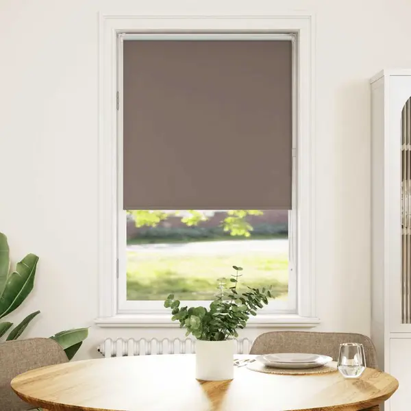 Gossi jaluza cu role opace cafea 85x175 cm latime tesatura 80,7 cm