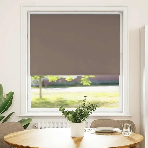 Gossi jaluza cu role opace cafea 90x150 cm latime tesatura 85,7 cm