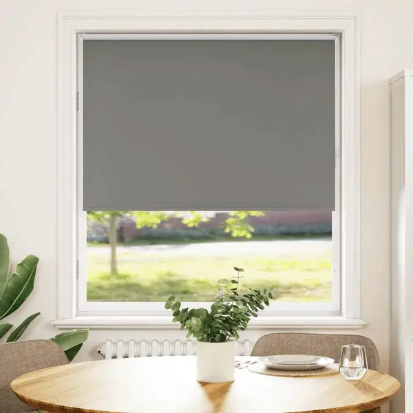 Gossi jaluza cu role opace gri 115x150 cm latime material 110,7 cm
