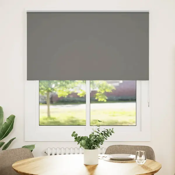 Gossi jaluza cu role opace gri 120x150 cm latime material 116,6 cm
