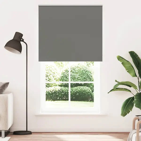 Gossi jaluza cu role opace gri 140x230 cm latime material 136,6 cm