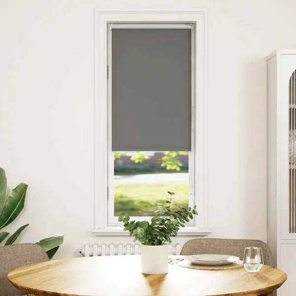 Gossi jaluza cu role opace gri 50x150 cm latime material 45,7 cm